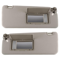Left+Right Side Compatible with Nissan Titan QX56 Armada(Beige) For Nissan Titan 2004-2024 QX56 Armada 2004-2014 Sunshade 96400-EZ70B 96401-EZ70B(Left+Right)