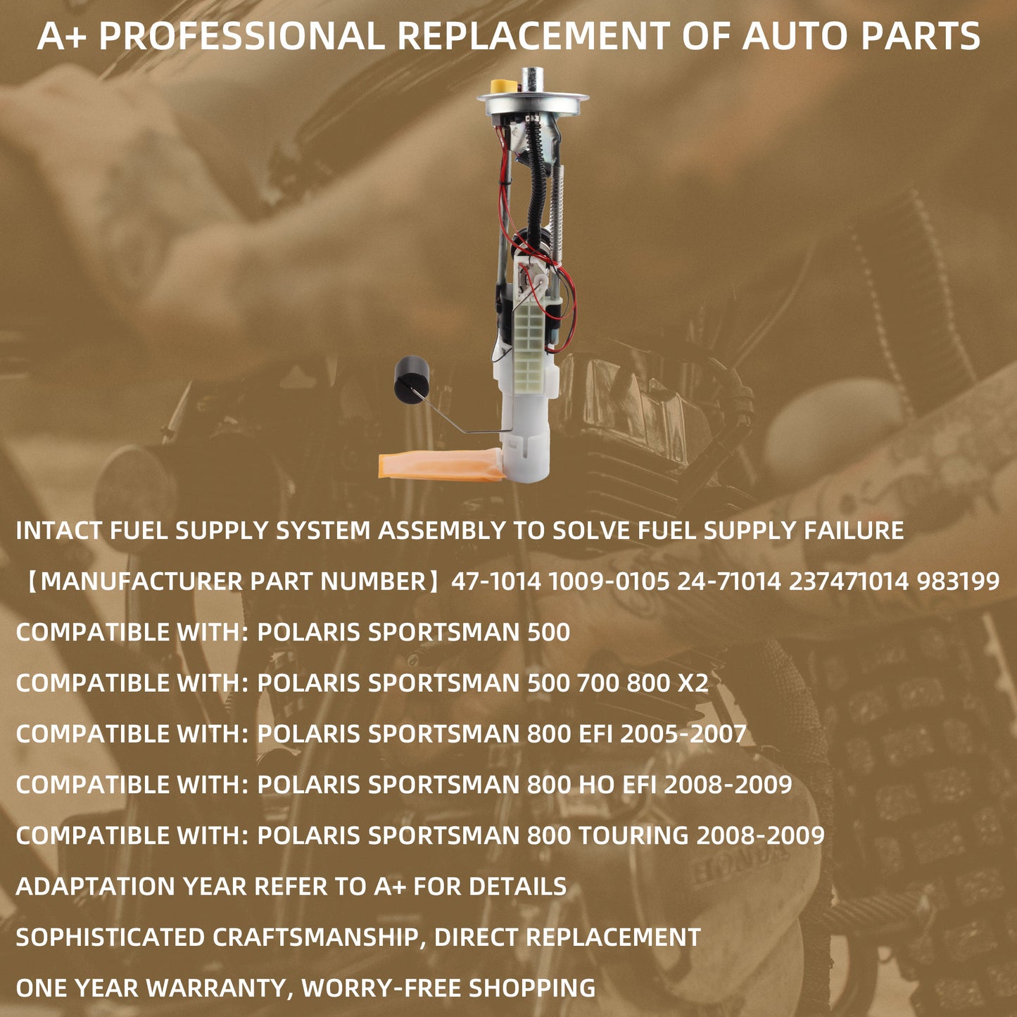 Polaris Sportsman 500 700 800 X2 Fuel Pump Assembly - 47-1014