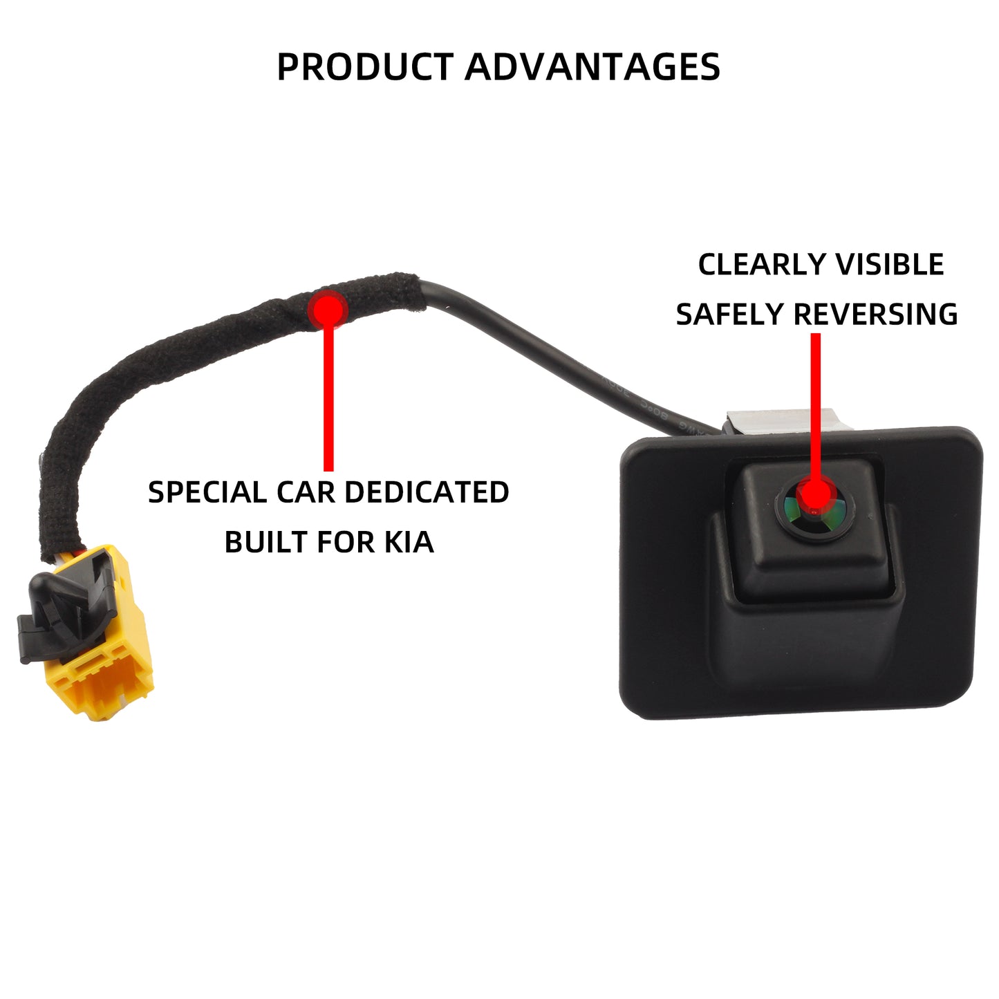 2011-2013 Kia Optima Hybrid 2.0L 2.4L  Rear Backup Reverse Camera Rear View Parking Camera 95760-2T001 - Dasbecan