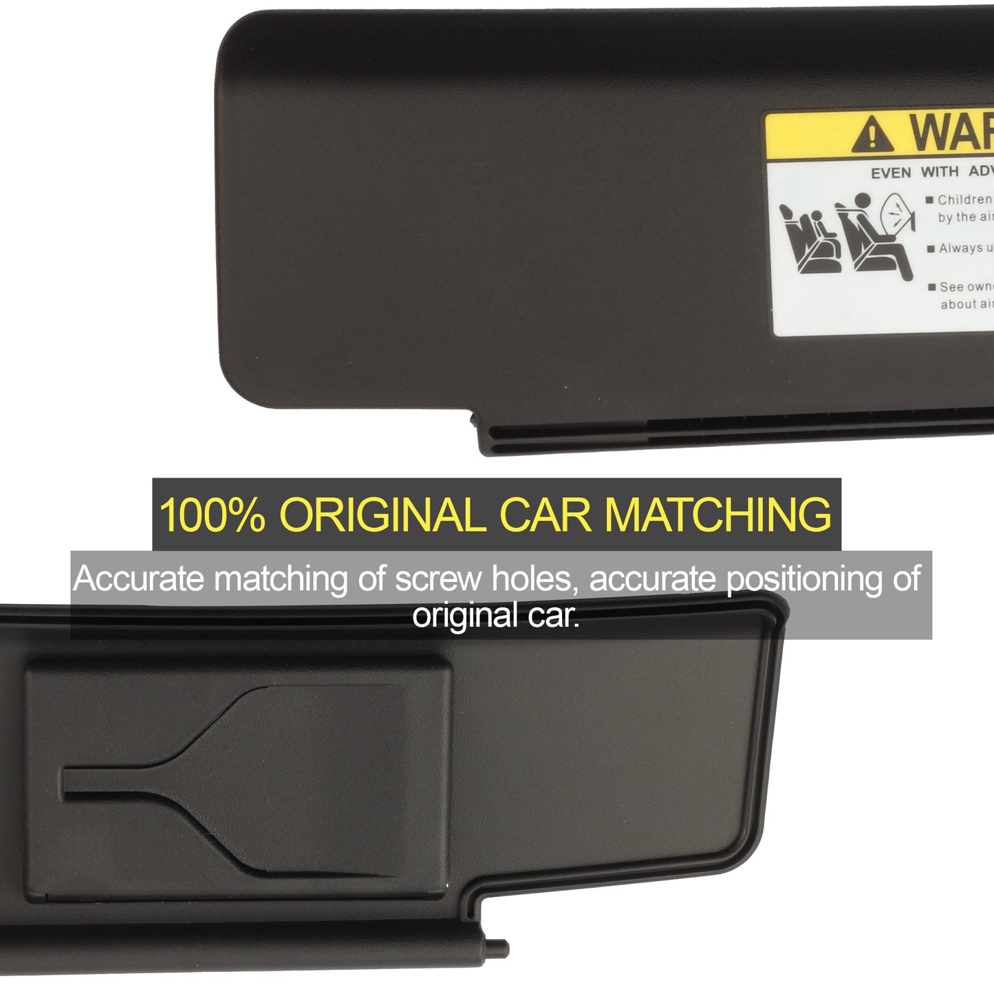 2006-2015 Mazda MX-5 Miata Black Front Sun Visor - NE51-69-320D-02