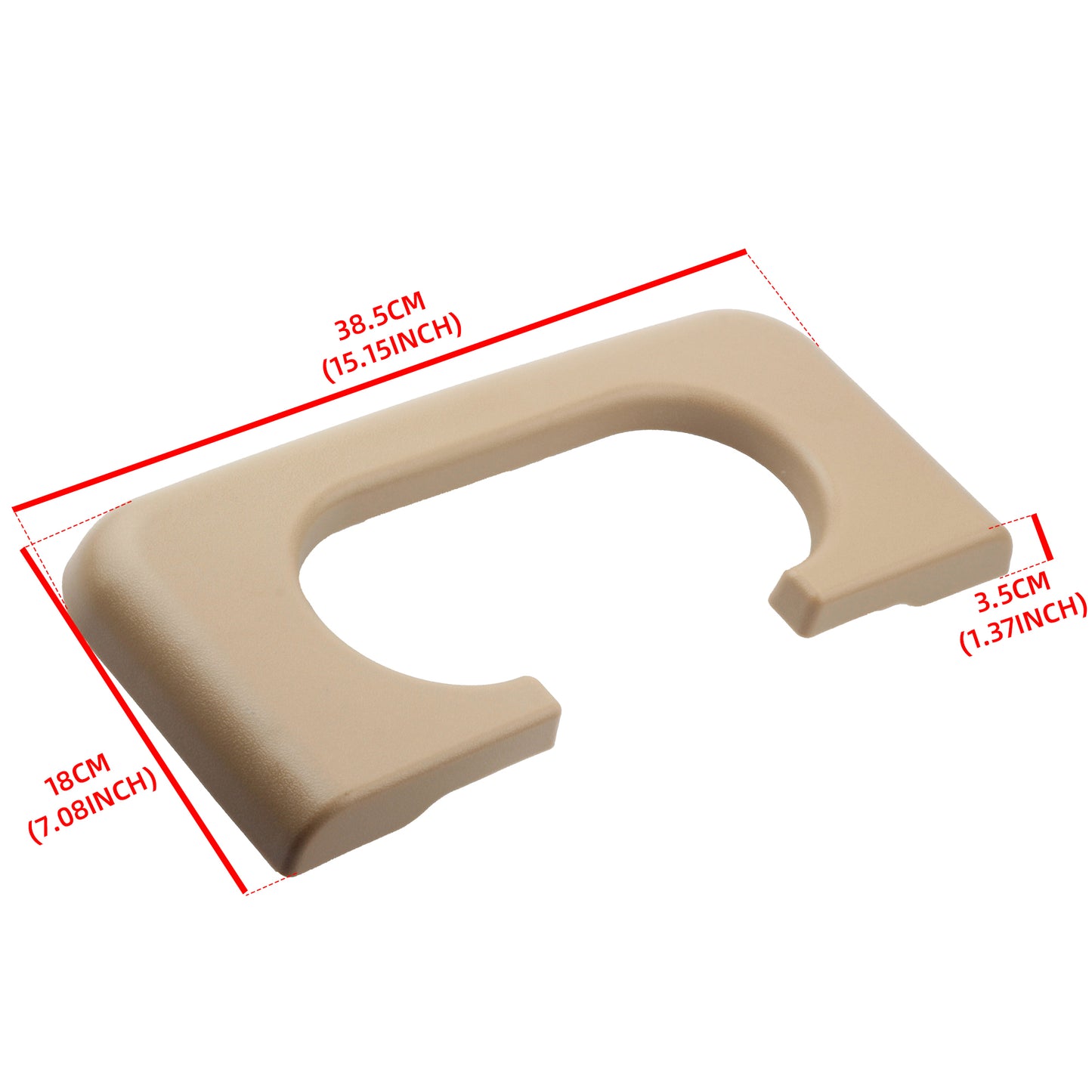 Beige 1999-2010 Ford F250 F350 F450 Central Armrest Cushion Assembly