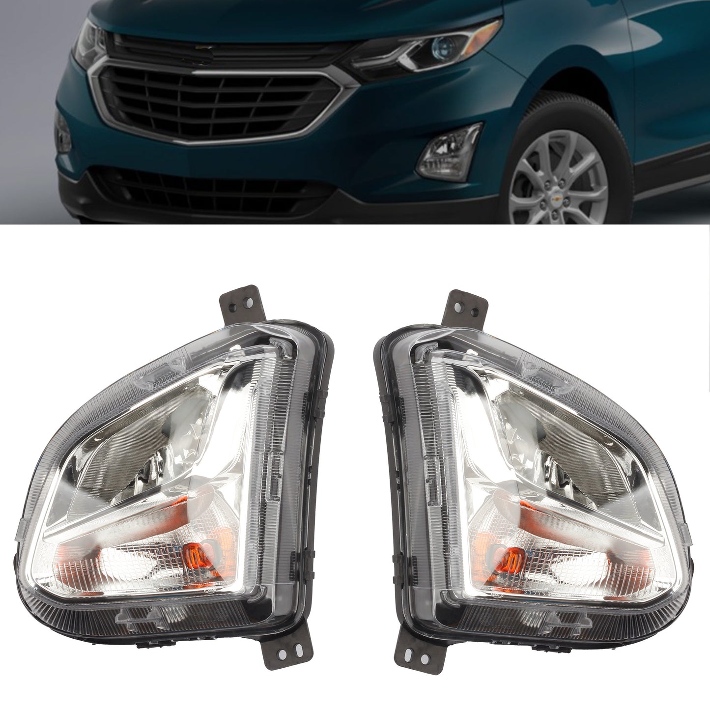 2018 2019 2020 Chevy Equinox Front Driving Fog Lamp Bumper Turn Signal Light 84226249 GM2592323