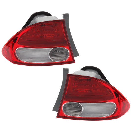 2009-2011 Honda Civic Sedan / Hybrid Tail Light Lamp Left and Right Side 33551SNAA51 HO2818138
