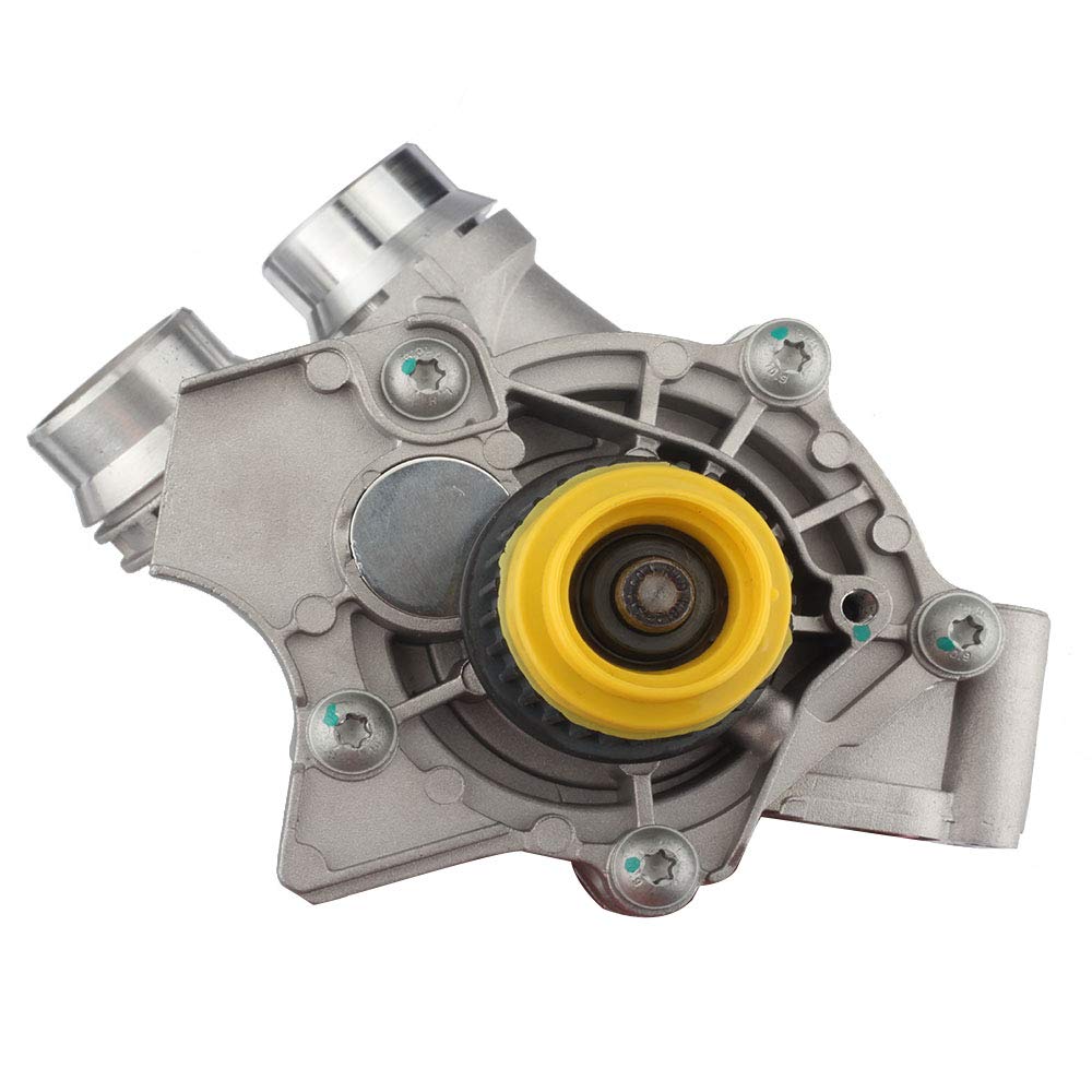 Audi A3 A4 A5 A6 Q3 Q5 TT VW Beetle CC Eos GTI Jetta Passat Tiguan Aluminum Electric Engine Water Pump Assembly - 06H121026CQ - Dasbecan