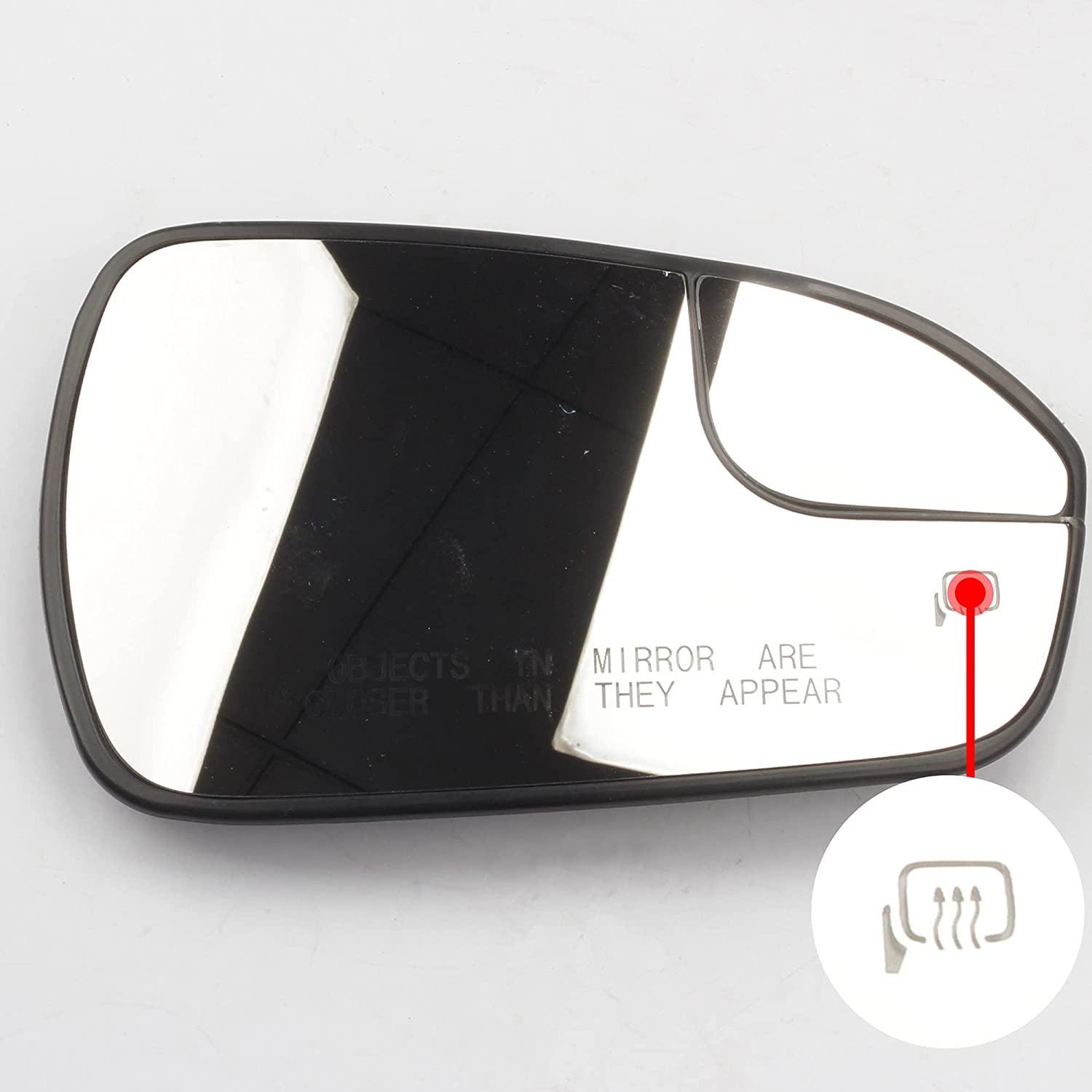 2013-2020 Ford Fusion Car Door Mirrors Blind Spot Mirror Power Heated Mirror Glass - DS7Z17K707F DS7Z17K707B - Dasbecan