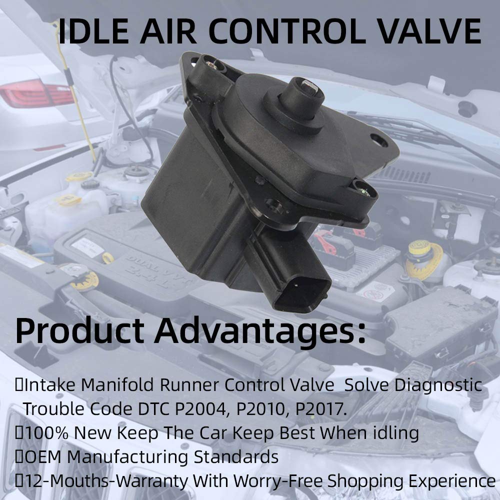 Jeep Compass Patriot 07-13 Dodge Journey 09 10 Caliber 07-12 Avenger 08 09 Chrysler Sebring 07-09 Idle Air Intake Manifold Runner Control Valve Adapt - 4884549AD - Dasbecan