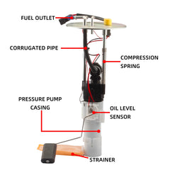 2008 2009 2010 Polaris RZR 800 Electric Fuel Pump Assembly 47-1019 - Dasbecan