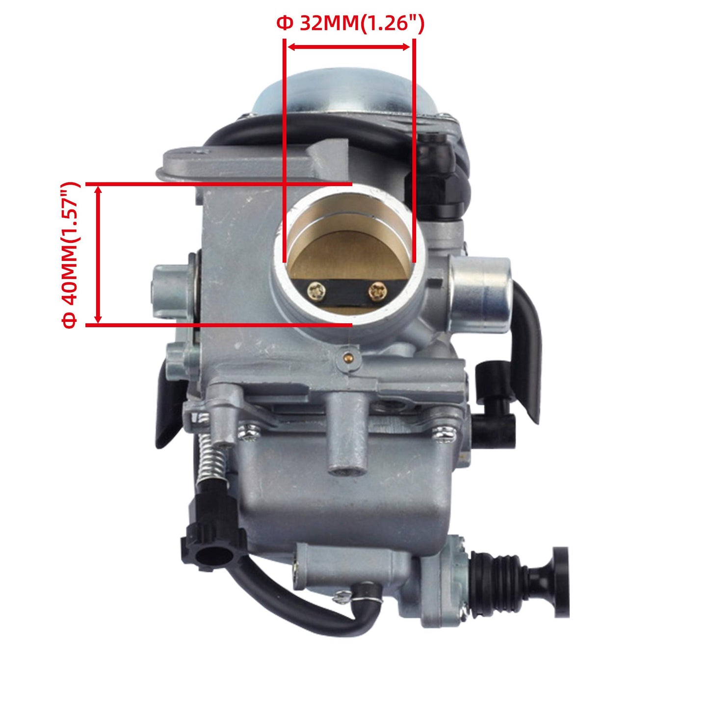 Honda Rancher 350 2000-2006 Foreman 450 1998-2004 Foreman 400 1997-2003 Fourtrax 350 1986-1987 Fourtrax 300 1993-2000 Carburetor with Oil/Air Filter - Dasbecan