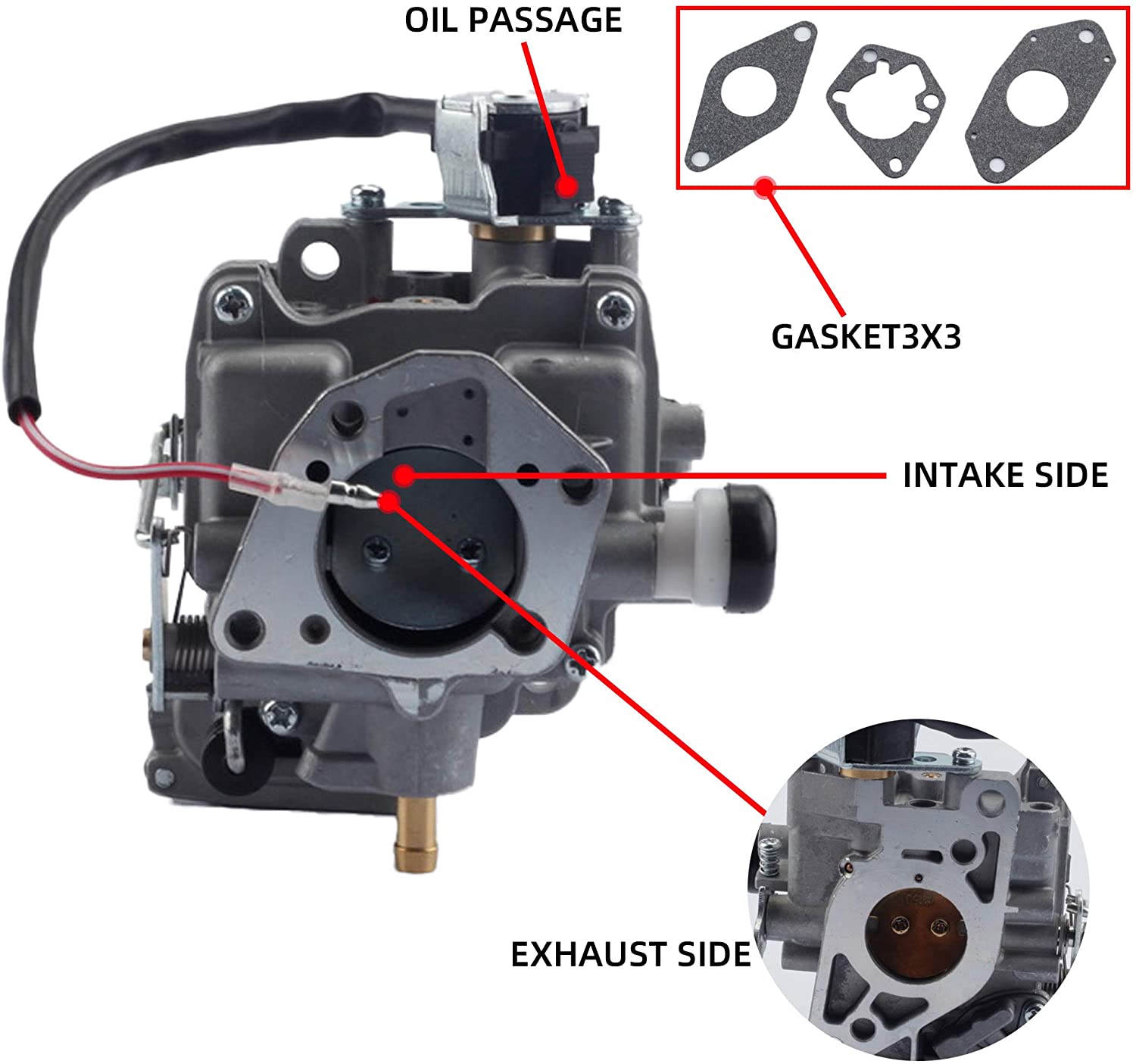 Kohler CH20 CH22 CH25 CH26 Carburetor - 2485334-S 2485334 - Dasbecan