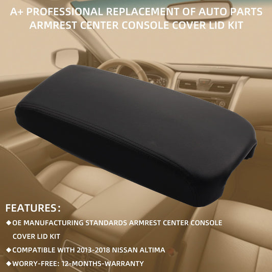 2013-2018 Nissan Altima Armrest Center Console Cover Lid Kit - Dasbecan
